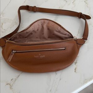 kate spade Brown Leather Crossbody Belt Bag